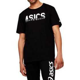 T-shirt à manches courtes homme Asics Katakana Noir