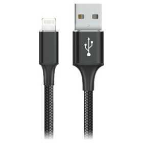 USB to Lightning Cable Goms Black 1 m