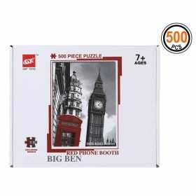 Pussel Red Phone Booth Big Ben 500 pcs