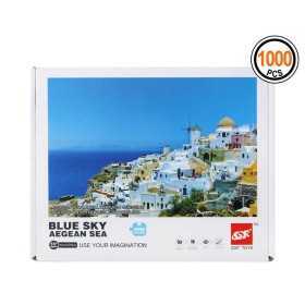 Pussel Blue Sky Aegean Sea 1000 pcs