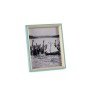 Cadre photo Bleu Marron Clair Verre Blanc 3 x 27 x 22 cm Bois MDF