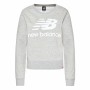 Damen Sweater ohne Kapuze New Balance WT91585 Grau