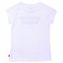 Kurzarm-T-Shirt für Kinder Levi's Batwing B Weiß