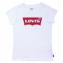 Barn T-shirt med kortärm Levi's Batwing B Vit
