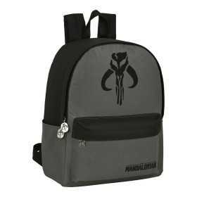 Laptop Backpack The Mandalorian 632158902 Black Grey (31 x 40 x 16 cm)