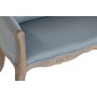 Canapé DKD Home Decor Bleu Polyester Bois d'hévéa (107 x 61 x 71 cm)