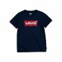 T-shirt med kortärm Barn Levi's 8E8157 Marinblå Blå