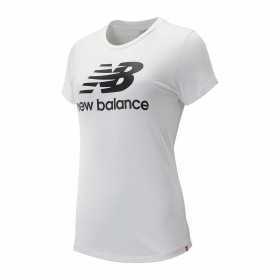 T-shirt à manches courtes femme New Balance Blanc