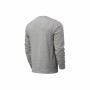 Herren Sweater ohne Kapuze New Balance MT91548 Grau