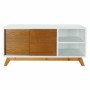 Meubles de télévision DKD Home Decor Blanc 100 x 40 x 50 cm Marron Bois MDF