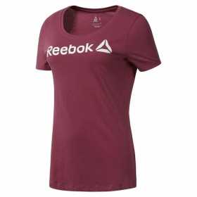 T-shirt med kortärm Dam READ SCOOP Reebok DH3734 Bordeaux (XL)