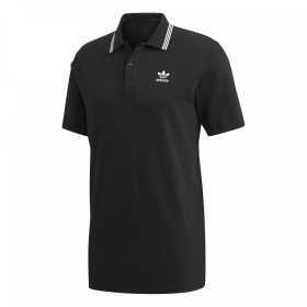 Men’s Short Sleeve Polo Shirt Pique Adidas FM9952 Black XS