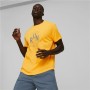 Herren Kurzarm-T-Shirt Puma Gelb Herren