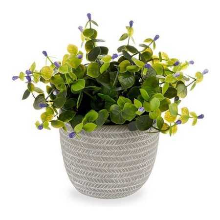 Plante décorative Lila Fleurs Gris Violet Vert Plastique