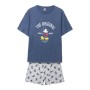 Pyjamas Mickey Mouse Män Mörkblå (Vuxna)