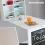 Bureau pliant Woldy InnovaGoods Blanc Bois (80 x 50 x 18 cm) (Reconditionné B)