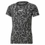 Short-sleeve Sports T-shirt Puma Alpha AOP Black
