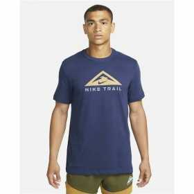 Short-sleeve Sports T-shirt Nike Pro Dri-FIT M Blue
