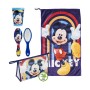 Resekit för barn Mickey Mouse Blå (23 x 16 x 7 cm) (4 pcs)