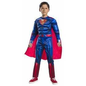 Verkleidung für Kinder Rubies Black Line Deluxe Superman Blau
