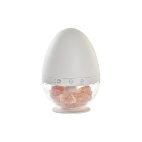 Diffuser av eteriska oljor DKD Home Decor LED Ljus Med salt (13,5 x 13,5 x 19 cm) (300 ml)