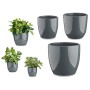 Set of pots Anthracite Clay (3 Pieces)