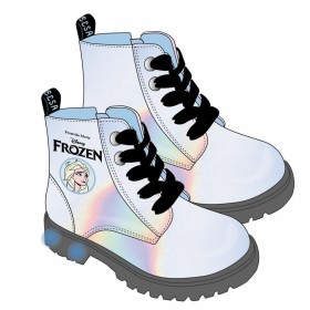 Kids Casual Boots Frozen LED Lights Blue