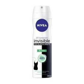 Deodorantspray Black & White Invisible Active Nivea (200 ml)