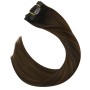 Haarverlängerungen Kupfer-Kastanienbraun 7 Stücke (Restauriert A)