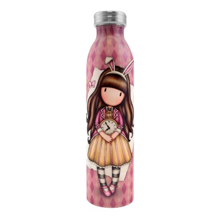 Water bottle Gorjuss Just one second Metal Salmon (600 ml)