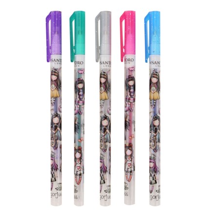 Stylo gel Gorjuss Cheshire cat (5 Unités)