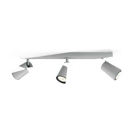 Taklampa Philips Paisley Silvrig Aluminium (44,3 x 11,8 x 9,2 cm)