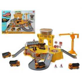 Track with Ramps Yellow Construction Work Vehicles (Set) 44 x 32 cm