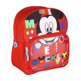 Skolryggsäck Mickey Mouse Röd (25 x 30 x 12 cm)