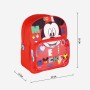 Schulrucksack Mickey Mouse Rot (25 x 30 x 12 cm)