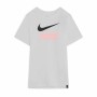 T shirt à manches courtes Enfant Nike PSG Swoosh Club Blanc