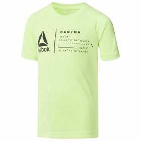 T-shirt à manches courtes homme Reebok Sportswear B Wor Vert citron