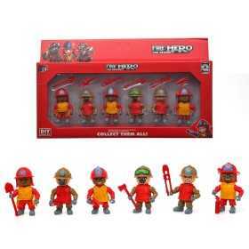 Action Figure Fireman 6 Pieces Set