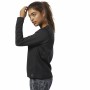 T-shirt à manches longues femme Reebok Thermowarm Deltapeak Noir