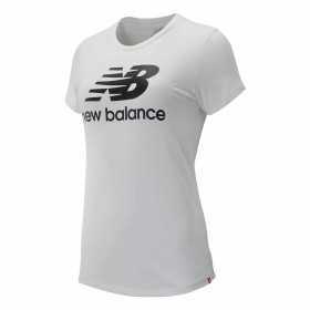 T-shirt à manches courtes femme New Balance Blanc