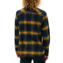 Men’s Long Sleeve Shirt Rip Curl Count Yellow Blue Franela
