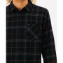 Chemise à manches longues homme Rip Curl Checked in Flannel Franela Noir