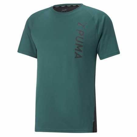 T-shirt à manches courtes homme Puma Vert foncé Homme