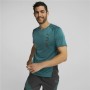 T-shirt à manches courtes homme Puma Vert foncé Homme