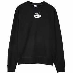 Herren Sweater ohne Kapuze Nike Swoosh League Schwarz