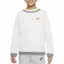 Jungen Sweater ohne Kapuze Nike Amplify Weiß