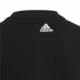 Tröja utan huva Barn Adidas Sweat Logo Svart