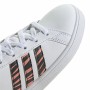 Chaussures de Sport pour Enfants Adidas Grand Court Print Blanc