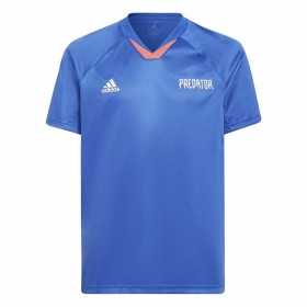 Kurzarm-T-Shirt für Kinder Adidas Predator Blau