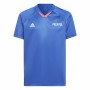 Kurzarm-T-Shirt für Kinder Adidas Predator Blau